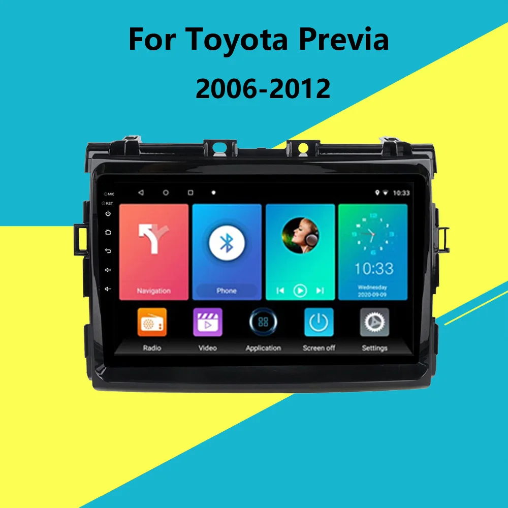 

2 Din Adroid 8.1 Car Radio Stereo WIFI GPS Navigation Multimedia Player Head Unit For Toyota Previa 2006-2012