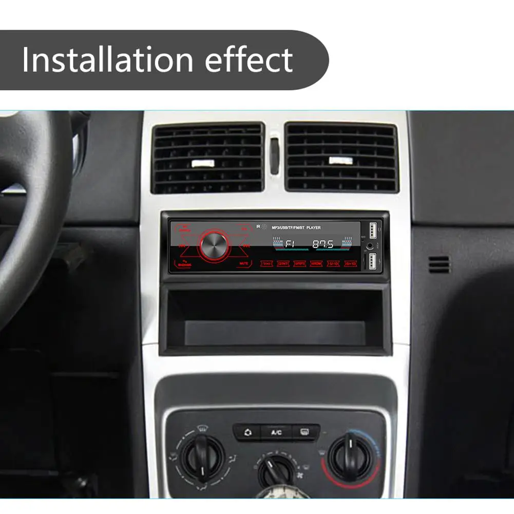 Автомагнитола 1 DIN автомобильная аудиосистема стерео Bluetooth автомобильное радио USB