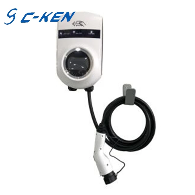 

China manufacture 220V Max output current 32A car charging pile AC Electronic Vehicle Charger