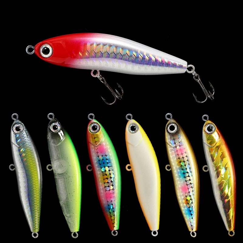 

Thekuai 1 PCS 7cm / 14g Winter hard sea fishing lure VIB 3D bait eyes the swivel diving Jig wing wobbler crank lures swimbait