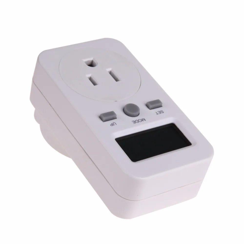 Digital Power Meter Watt Electricity Usage Monitor Socket Consumption Electric Energy US Plug | Электроника
