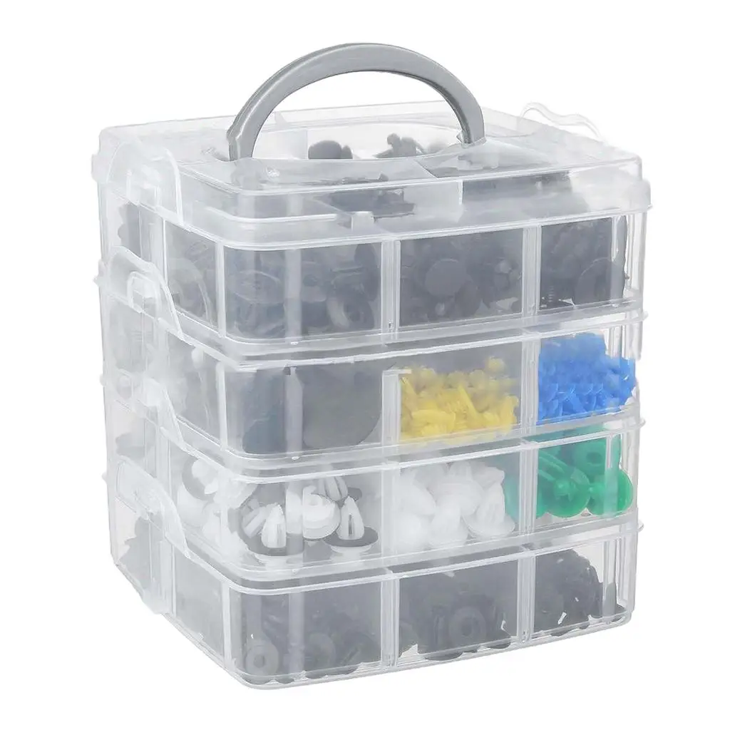 

620PCS Boxed Car Fasteners Clips Door Push Engine Repair Parts Clips