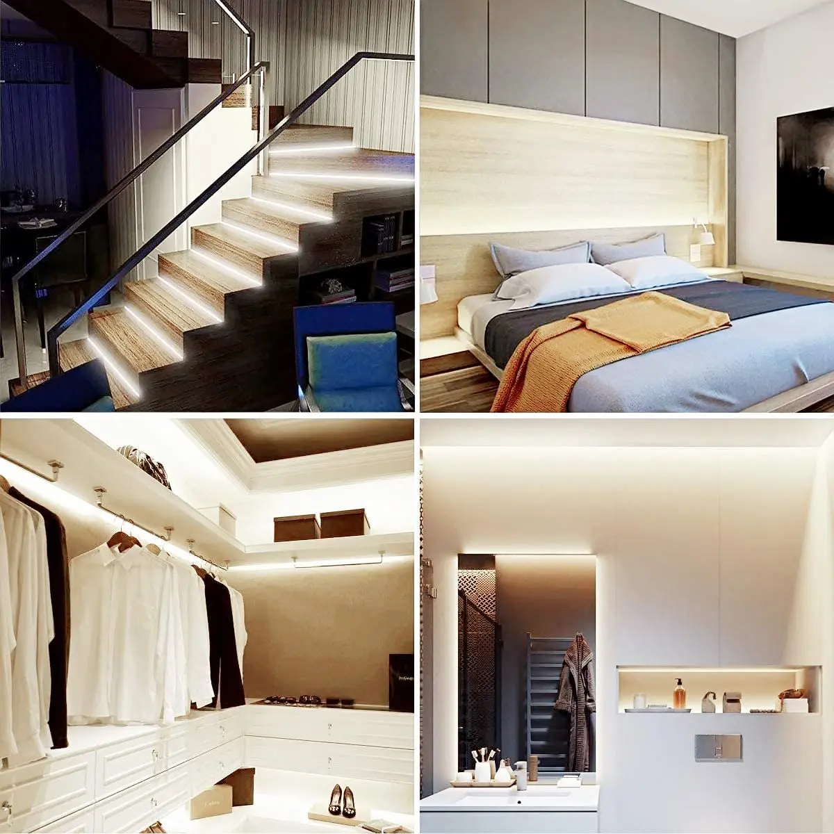 

COB LED Strip Light 5mm 384 LEDs Flexible FOB COB Led Light Bar RA90 Warm Nature Cool White Linear Dimmable DC12V 24V