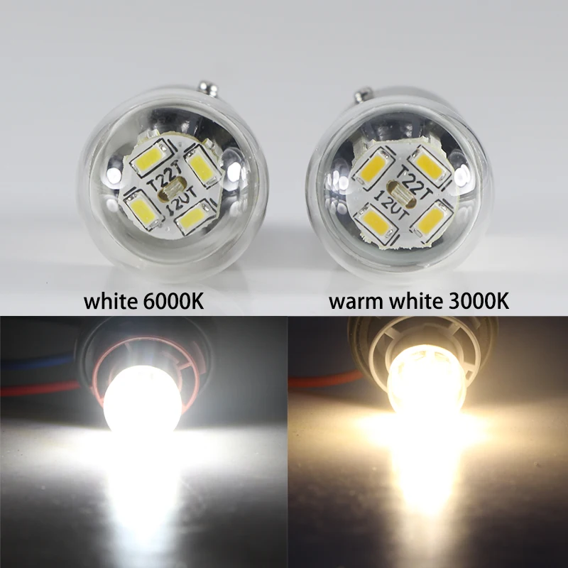 S25 P21W BA15S 1156 led свет canbus 1 5 W Dc 6V Мотор Поворотная Одиночная Лампа мотоцикл задний