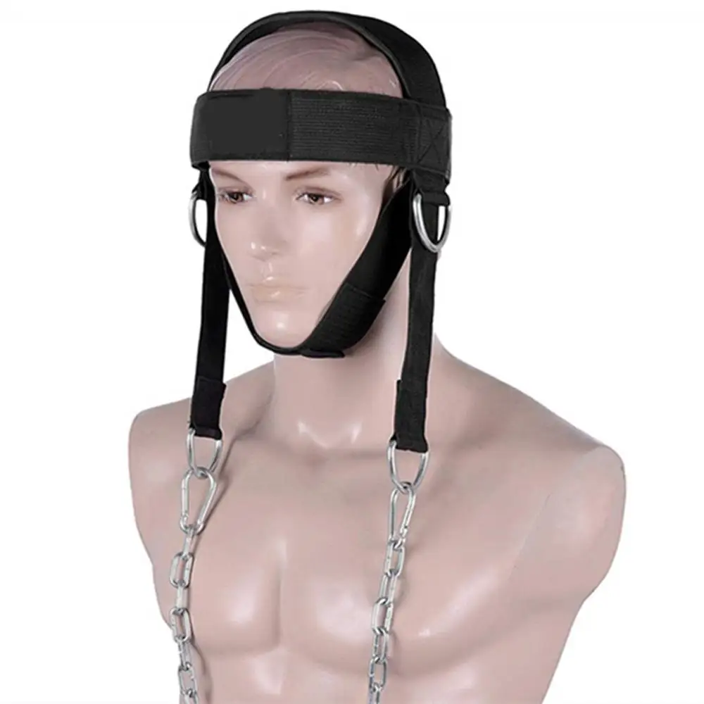 

Cowhide Head and Neck Trainers Weight Bearing Cap The Shoulder Muscle Weight Training Can Bring Weight Plate