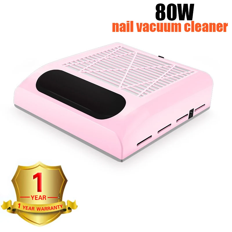 80W cleaner pink 80W 2-в-1 лампа для ногтей и ногтей пылесборник маникюр с два мощных вентилятора 36 светодиодов Сушилка для ногтей 40 Вт пылесос инструменты для маникюра - Цвет: 80W cleaner pink
