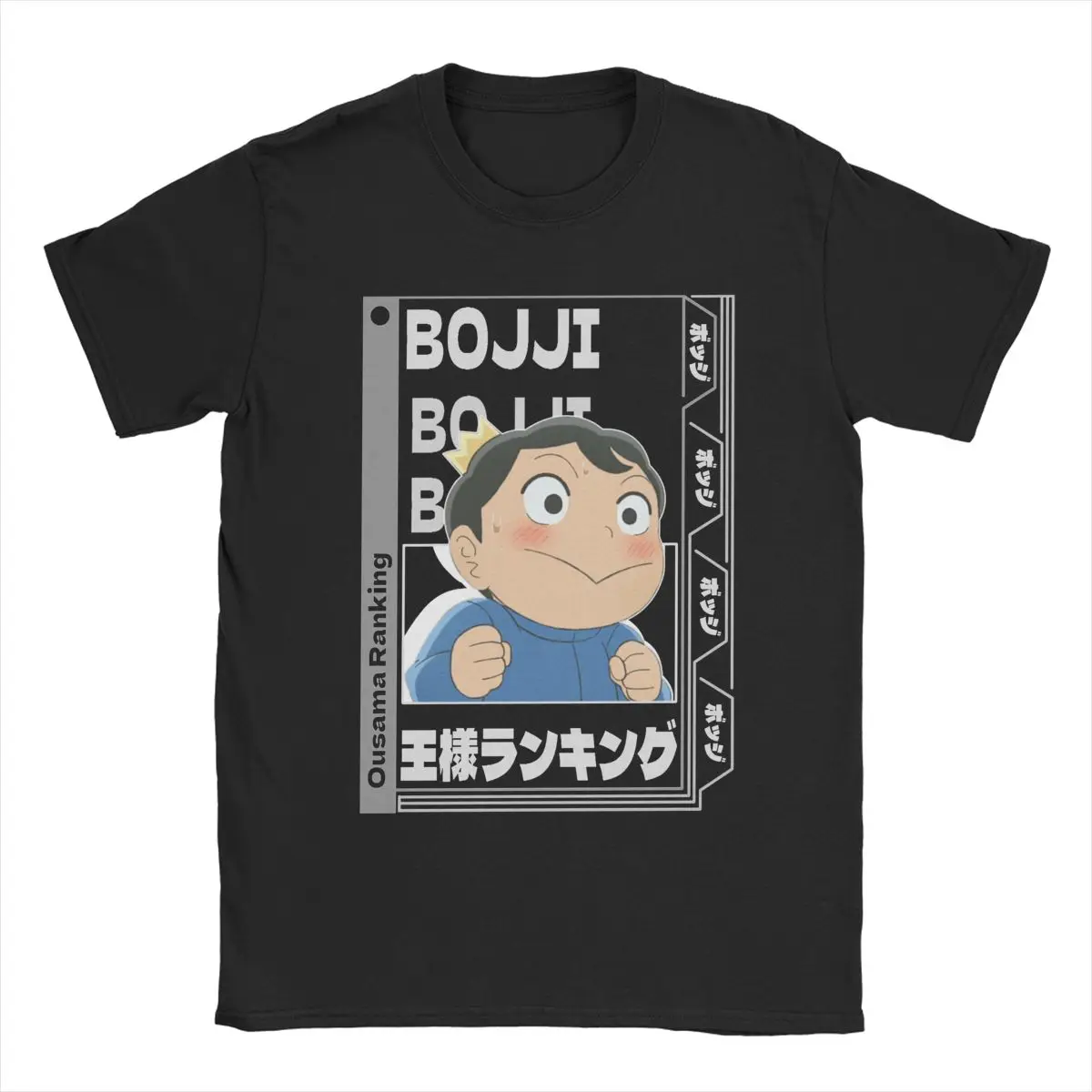 

Men Womens Bojji Ousama Ranking T Shirt Ranking of Kings Anime Pure Cotton Clothing Short Sleeve Round Neck Tee Shirt T-Shirt