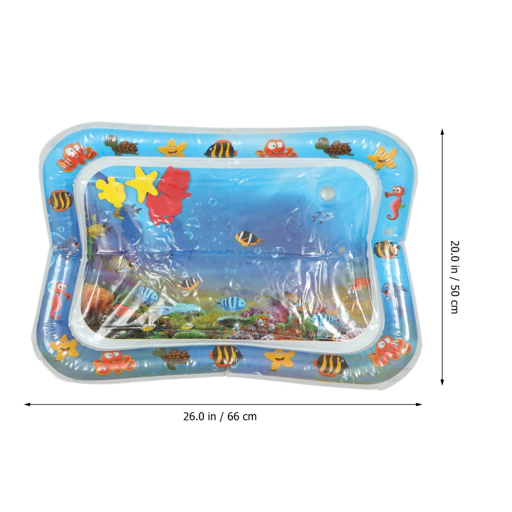 

Tummy Time Water Mat Inflatable Infant Slapped Toddler Play Water Mat