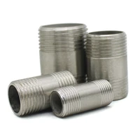 water connection 14 38 12 34 1 1 14 1 122 male x male threaded pipe fittings stainless steel ss304