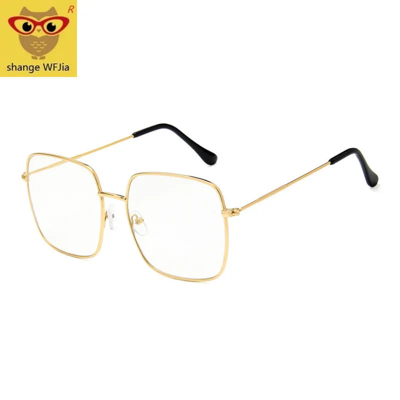 Новинка 2020 квадратная оправа винтажные женские очки большого размера d