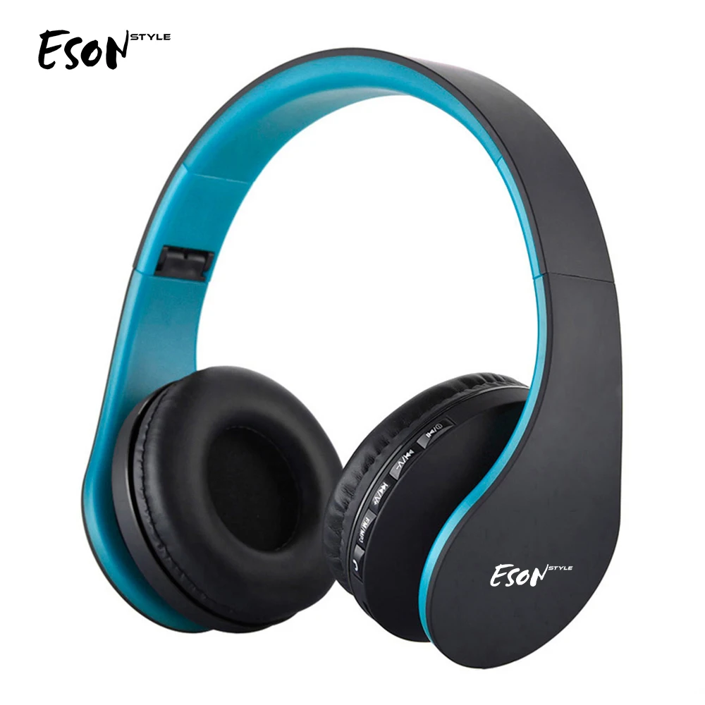 

Eson стиль Bluetooth наушники звук стерео Беспроводная гарнитура с микрофоном наушники Поддержка MP3 FM радио режим HD звук