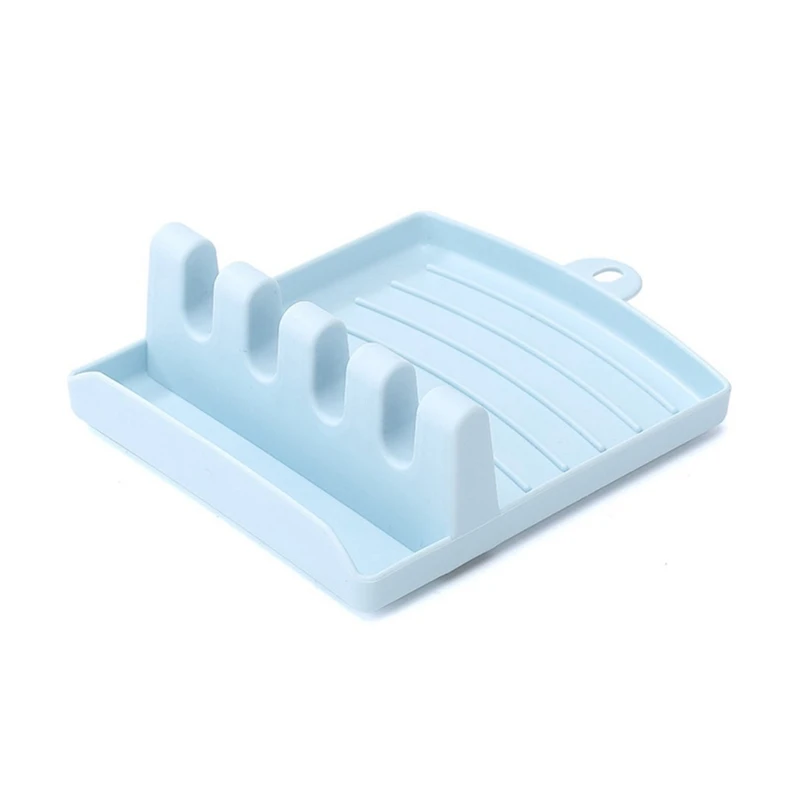 1 шт. нескользящая Пластиковая Полка для ложки лопатки палочек|Полки и держатели|