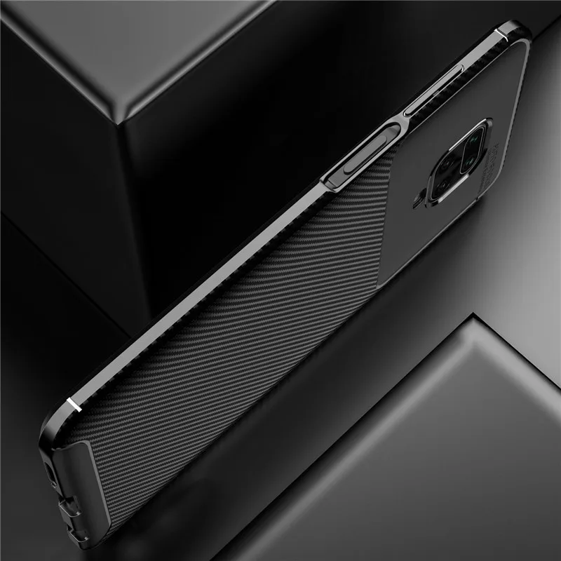 Carbon Fiber Case For Xiaomi Redmi Note 9S Case 9 Pro Max 8 7 Poco Cover Soft Phone Bumper For Xiaomi Redmi Note 9S