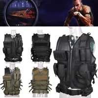 tactical airsoft hunting paintball vests military army body armor police adjustable vest special forces combat assault clothing