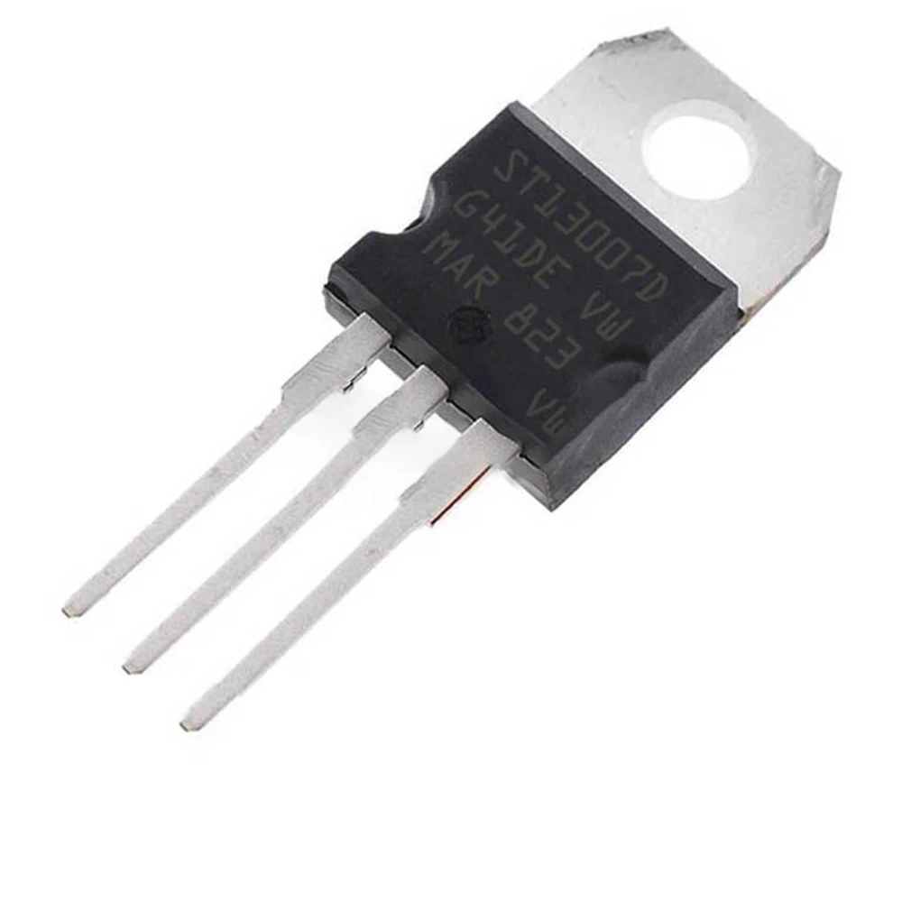 

10pcs ST13007D TO-220 ST13007A TO220 ST13007 13007D 13007A HIGH VOLTAGE FAST-SWITCHING NPN POWER TRANSISTOR