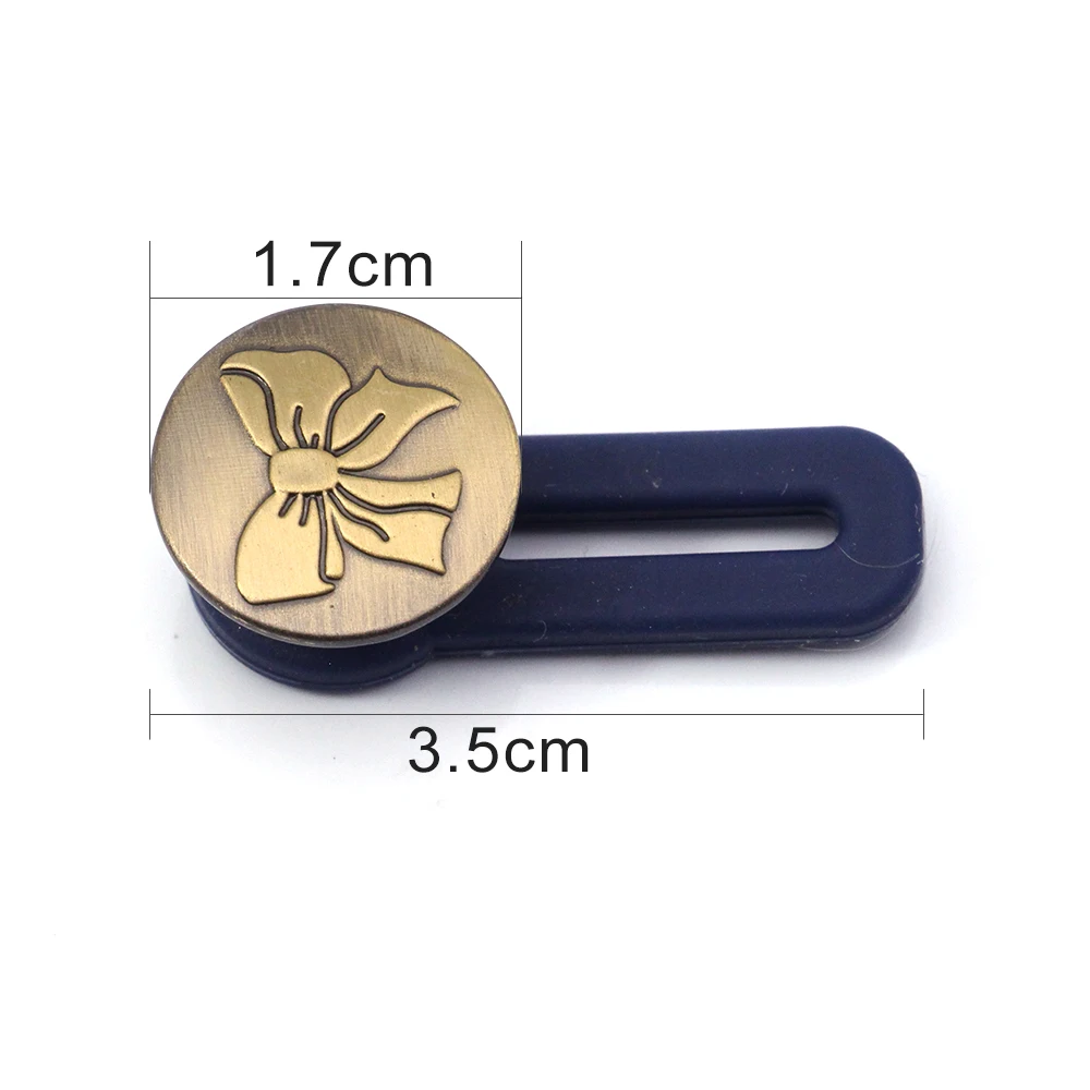 5 шт. съемные джинсовые пуговицы металлические для одежды регулируемые брюки