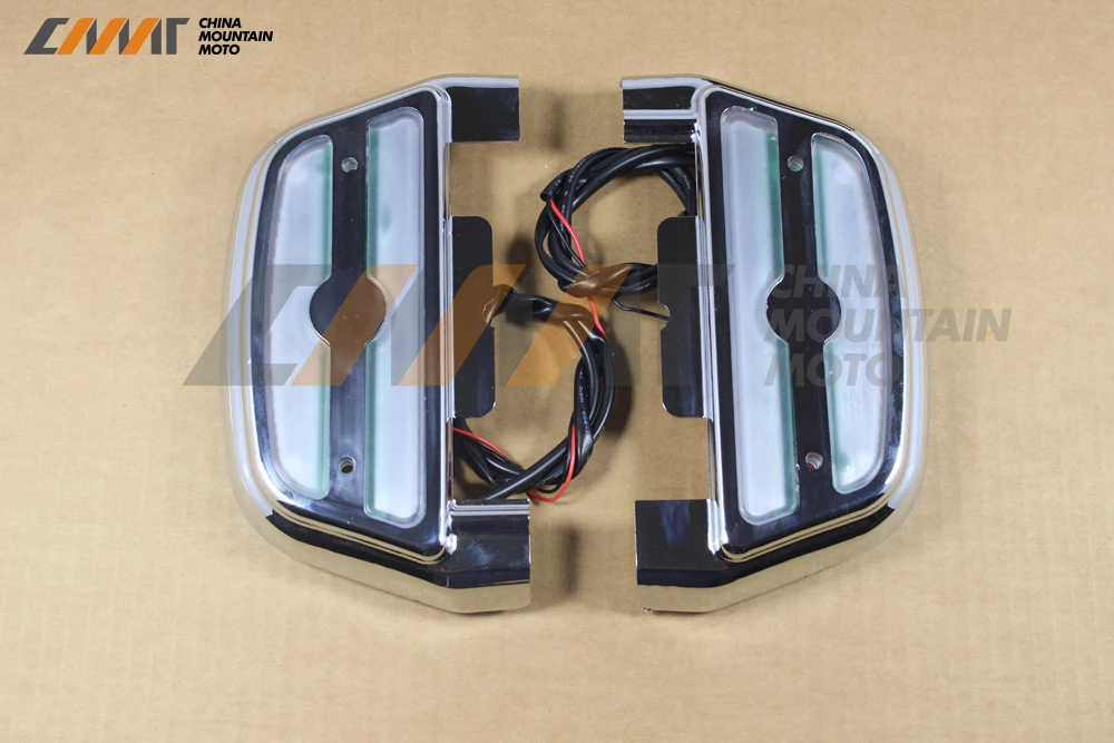 Хромированная светодиодная подсветка для пассажирского пола ABS Harley Softail Touring Trike |