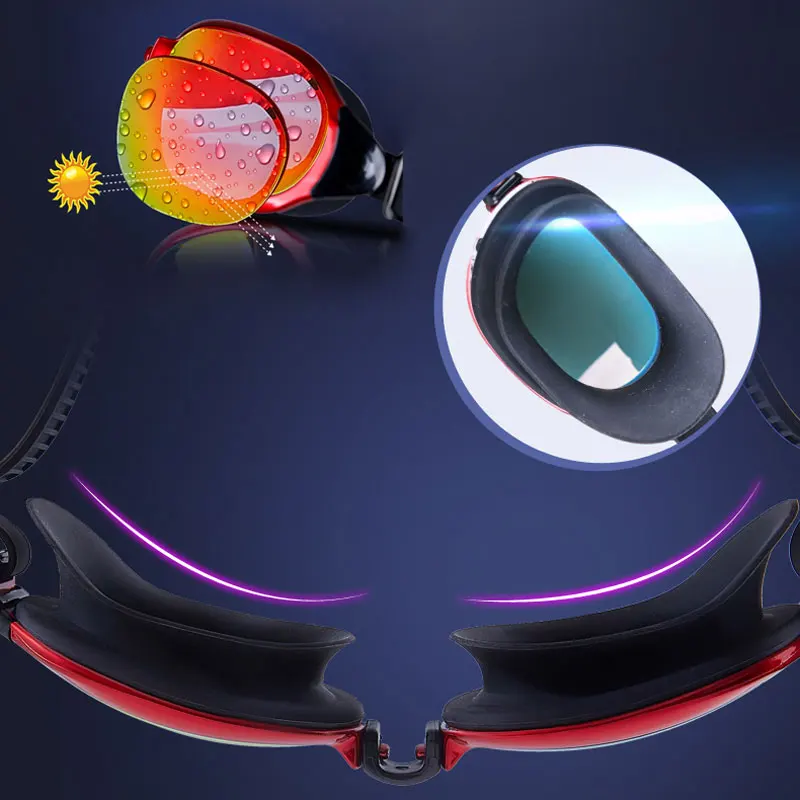 Профессиональные противотуманные аксессуары для плавания взрослых