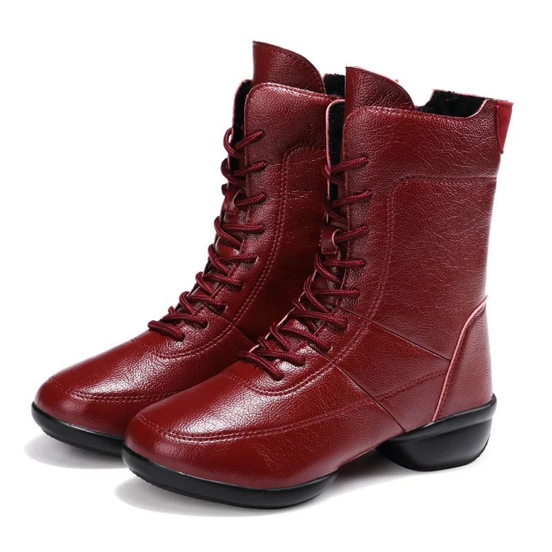Обувь для латиноамериканских танцев кожаные ботинки профессиональные