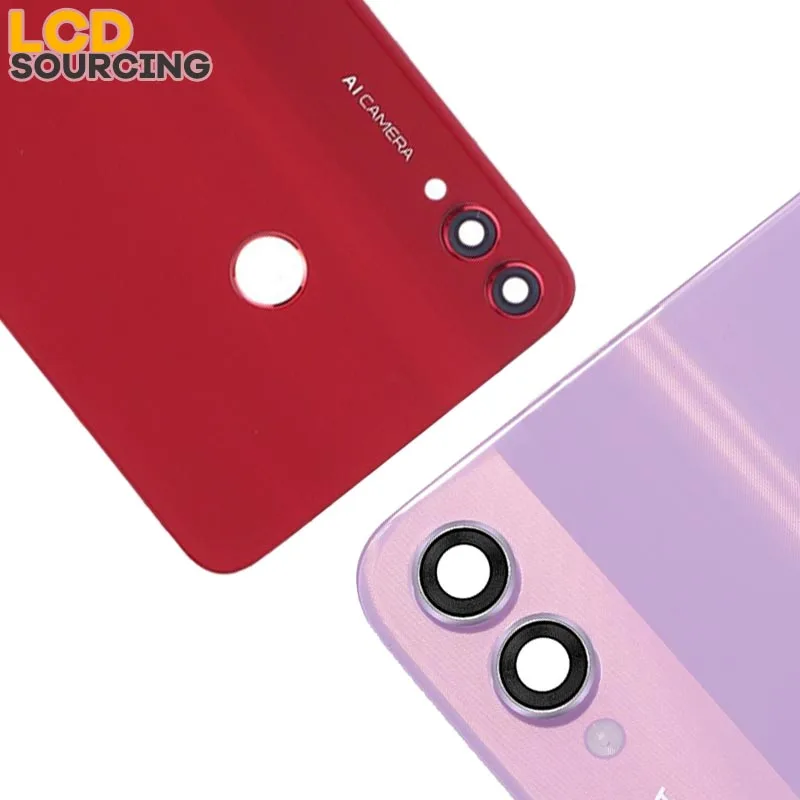 Крышка батарейного отсека для Huawei Honor 8X Задняя стеклянная крышка сменная с