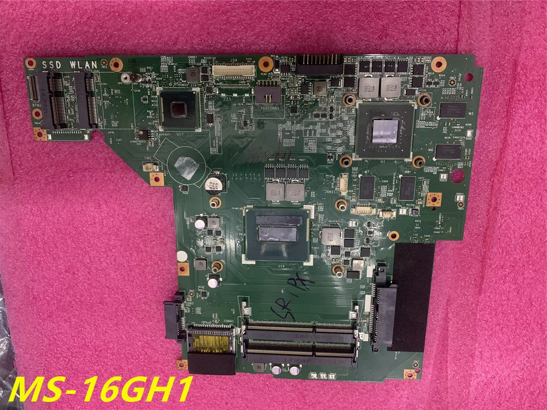 

Used MS-16GH1 FOR MSI MS-16GH GP60 MOTHERBOARD WITH I5 I7 CPU AND GTX840M TESED OK