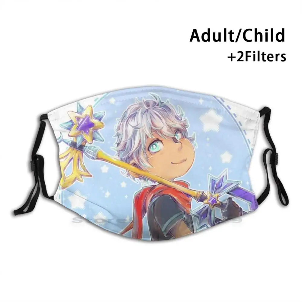 

Многоразовая маска Ephemer - Khux с принтом Pm2.5, маска для лица, детская маска Ephemer Khux Kingdom Hearts Kh Kh3 Kingdom Hearts Union Kingdom