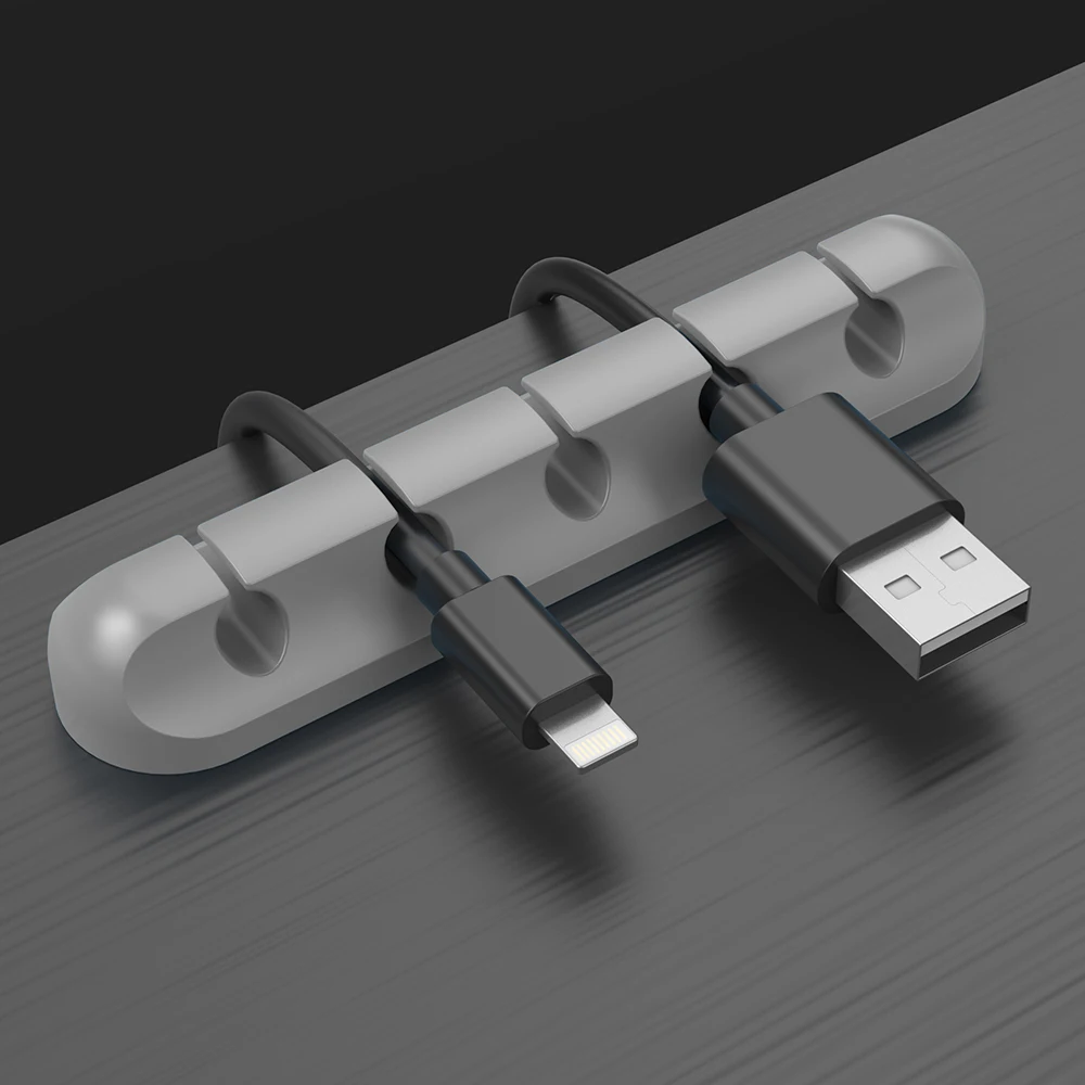 FDBRO usb-кабель держатель силиконовый для кабеля гибкий провод намотки Управление