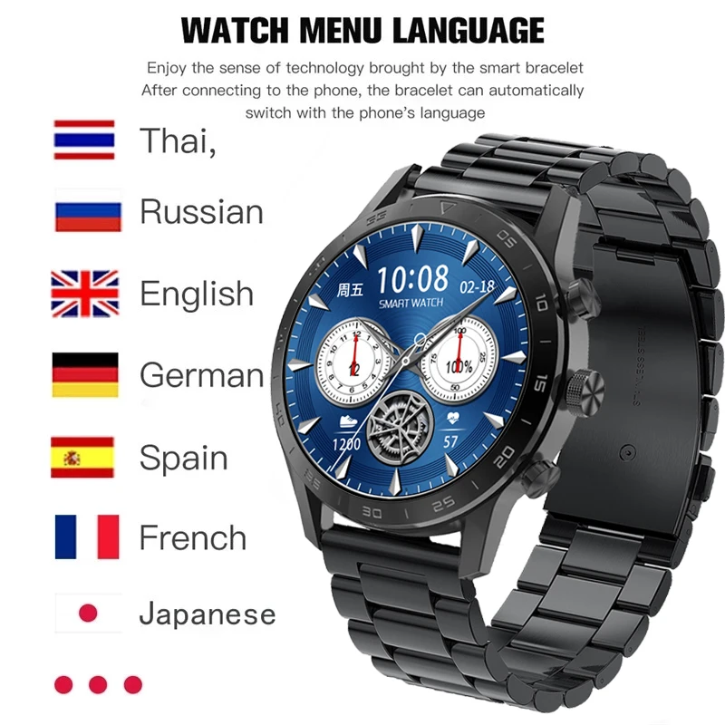 2021 ECG+PPG Smart watch men heart rate monitor blood pressure smartwatch Sleep Fitness Tracker Dial call Smartwatch for Xiaomi