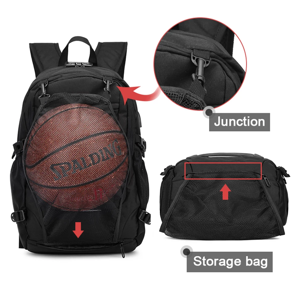 Противокражный рюкзак для мужчин спортивные баскетбольные рюкзаки школьников