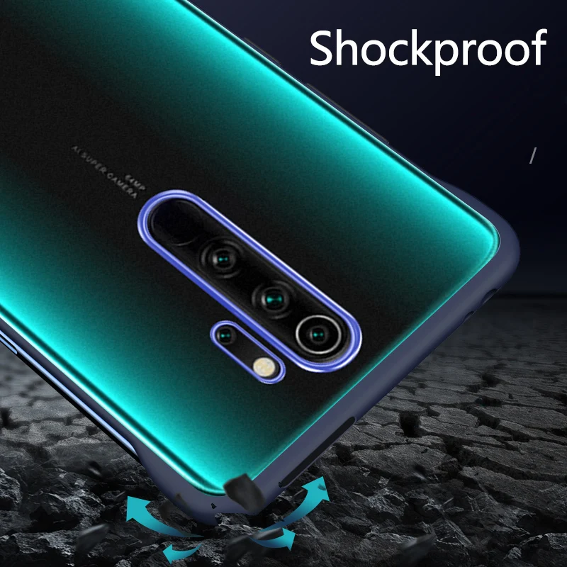 Для Red mi Note 8 Pro Чехол Безрамное Кольцо Прозрачный ударопрочный чехол для Xiaomi mi 8 9 T SE A2 Lite Red mi Note 7 K20 Pro 7A чехол