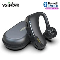 v9 business wireless bluetooth headset with mic voice control handsfree car bluetooth earphone noise control for driver sport