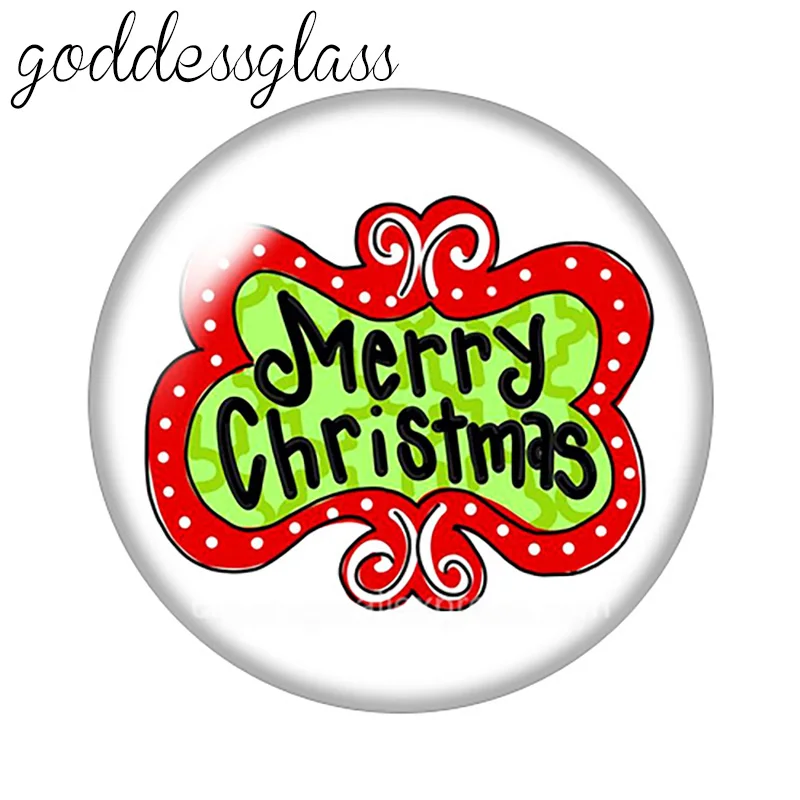 New Christmas Grinch Cute 10pcs Round photo 12mm/18mm snap buttons for necklace DIY findings jewelry | Украшения и аксессуары