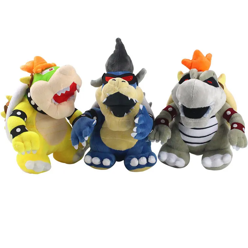 

18cm~31cm Japan Anime Mario Bros Plush Toys King Koopa Dark Koopa Bone Kuba Soft Plush Stuffed Doll For Kids Xmas Gift