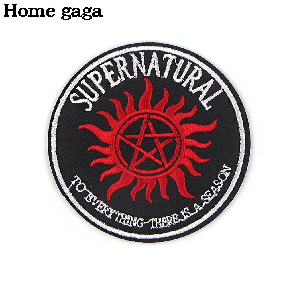 D2948 Homegaga Supernatural TV Show Крутое шитье вышитые блестящие нашивки одежда значок для