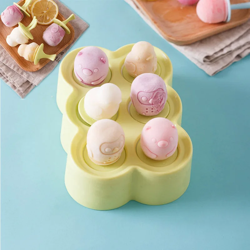 DIY силиконовая форма для мороженого многоразовая поднос Рождественский Декор