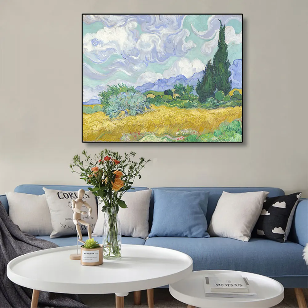 

Cross stitch kits,Embroidery needlework sets with printed pattern,11CT-canvas for Home Decor Painting,Landscape Full NCKS070