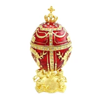 home decoration jewelry egg easter handicraft metal faberge egg
