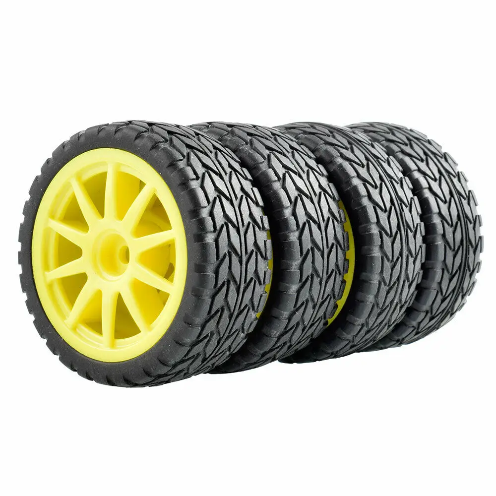 RC 910 6017 резиновые шины и пластиковые колеса 4 шт для HSP HPI 1:10 на дороге