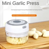 kitchen electric garlic masher ginger onion chopper mini meat grinder baby food supplement maker rechargeable
