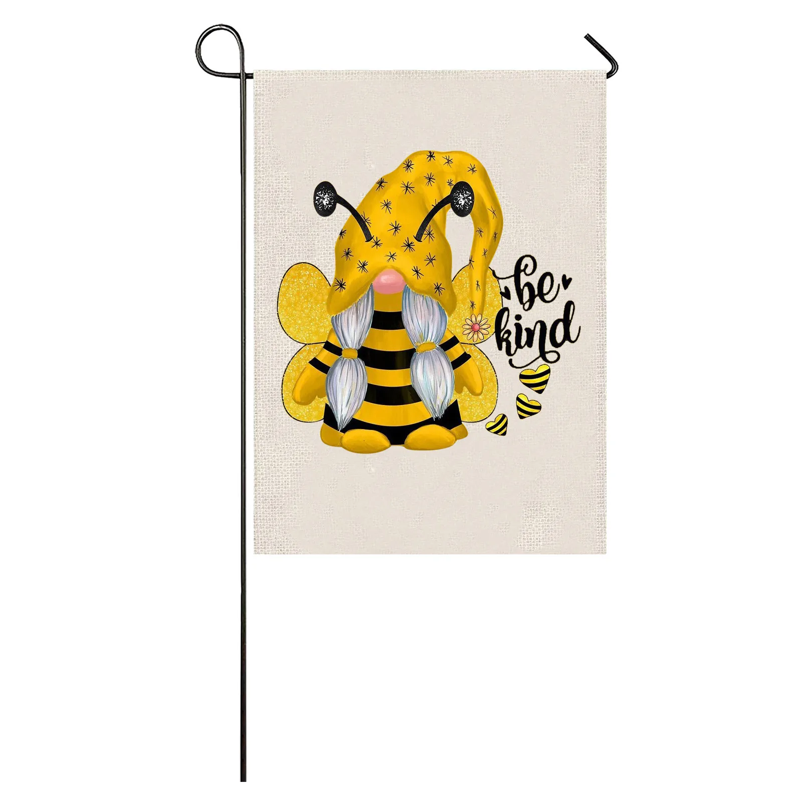Праздничный Садовый флаг пчелы вертикальный двусторонний весенне летний