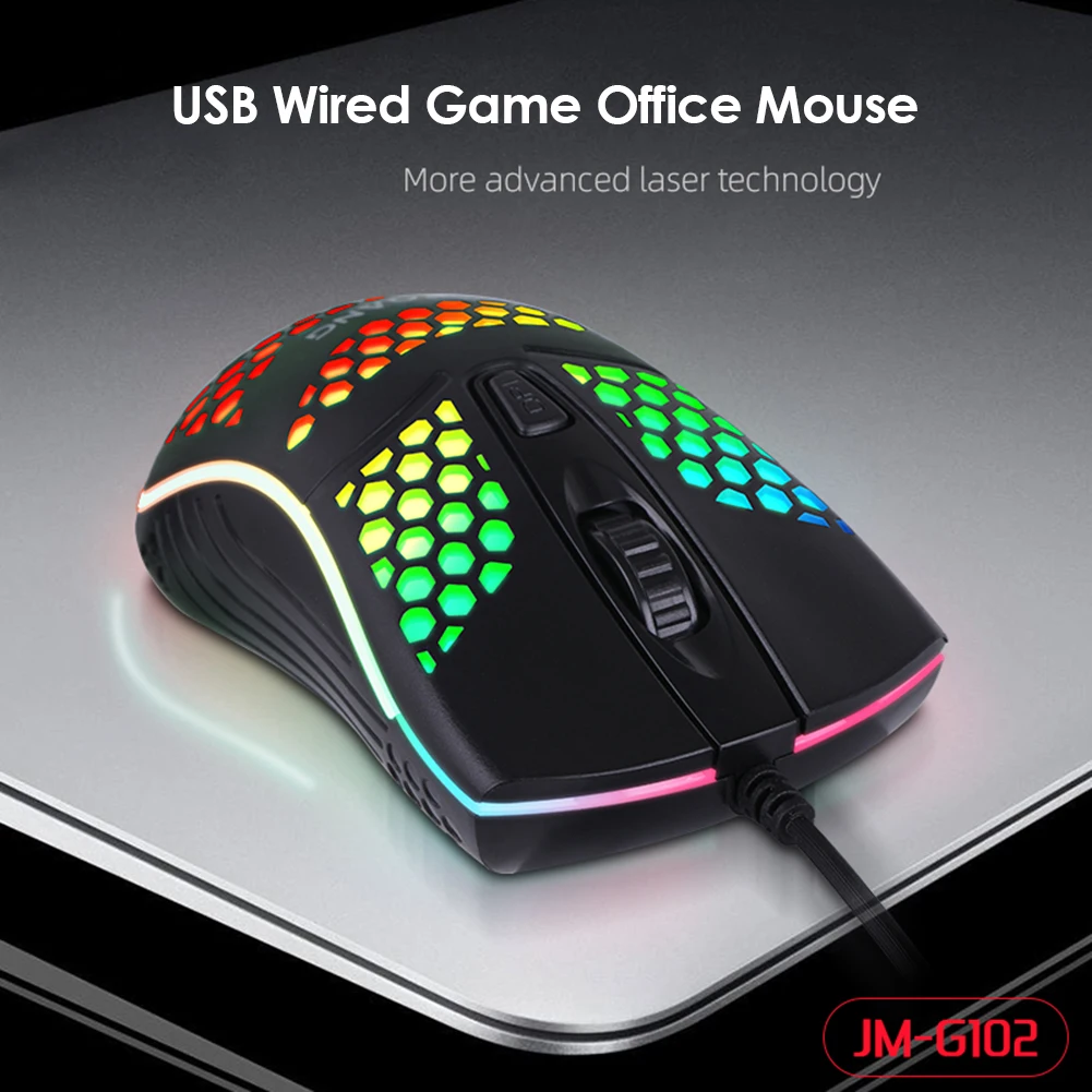 ALLOYSEED 1600 DPI сотовая Проводная оптическая USB мышь для настольного ноутбука 3