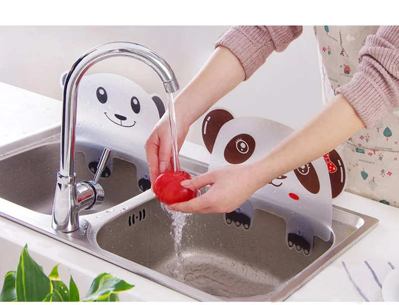 1 шт. присоска с милой пандой водосплеск водонепроницаемая перегородка экран для