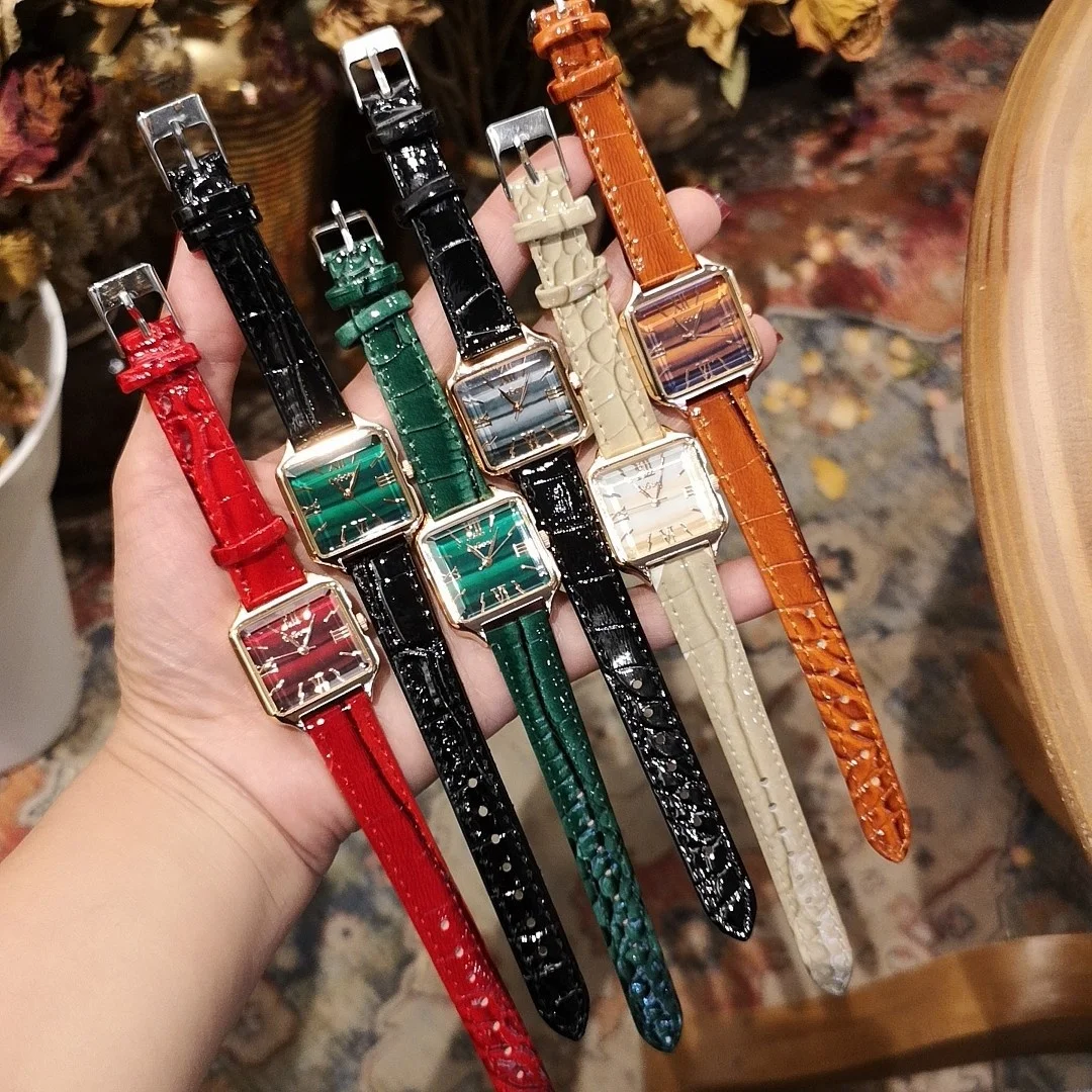 

new Korean quartz Women's watches Romantic WristWatch Fashion Ladies Leather Watch Clock for Women Relogio Feminino Montre