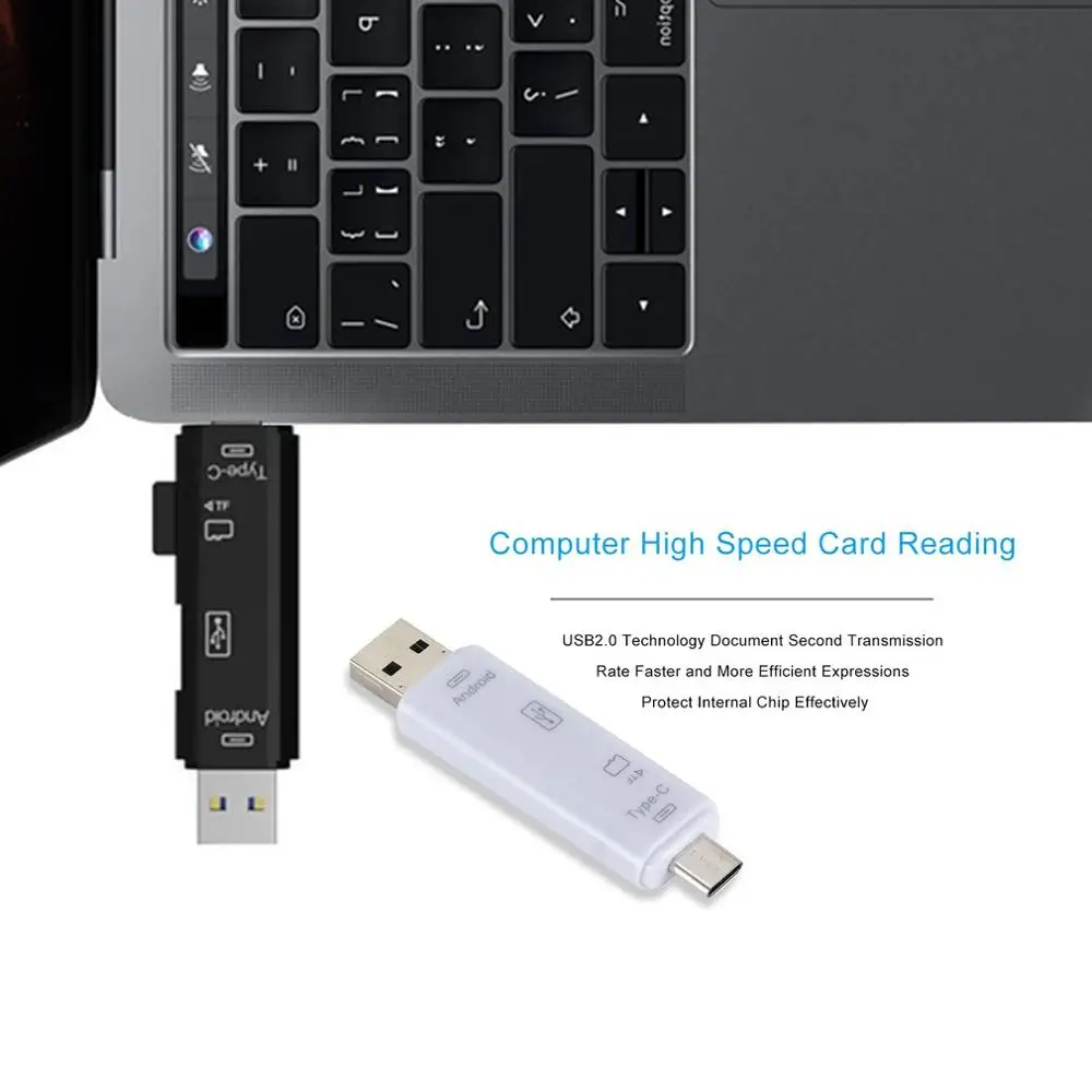 5 в 1 USB 3 0 Type C/USB/Micro SD TF устройство для чтения карт памяти OTG адаптер Коннектор