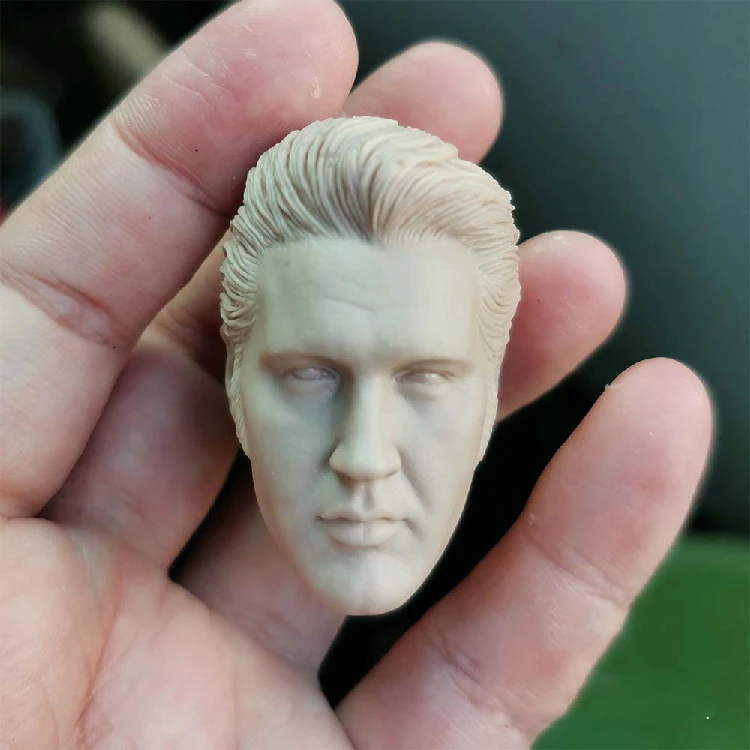 

1/6 Scale Male Unpainted Blank Head Sculpt Models for 12''Figures Bodies Accessories DIY