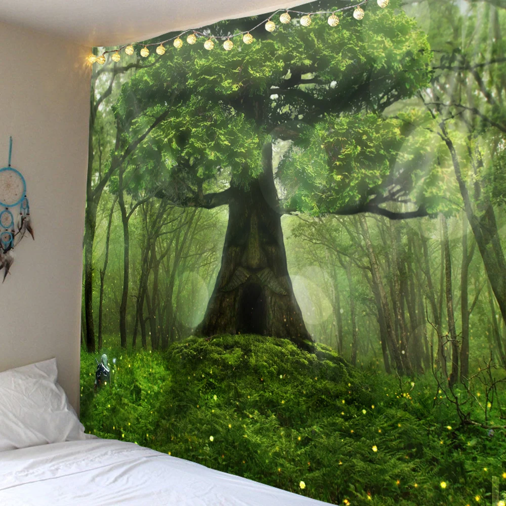 Взрывные модели в 2020 проекция фантазия большое дерево маленький лес Печатный