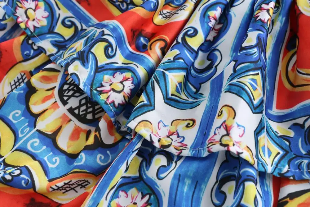 

New Fashion Children's Dress Spring Summer Printed Dress For Girls