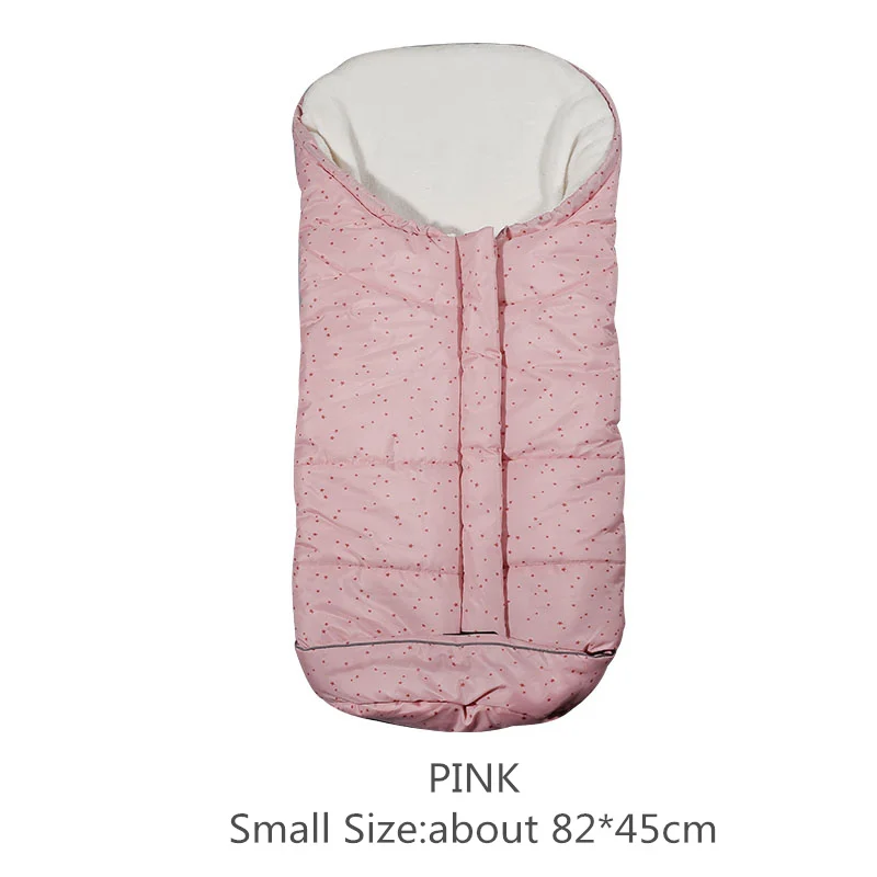 Pink 82x45cm Детская коляска, спальный мешок, теплые детские спальные мешки для коляски, конверты для новорожденных, коляска, муфта для ног, детское одеяло, пеленка - Цвет: Pink 82x45cm