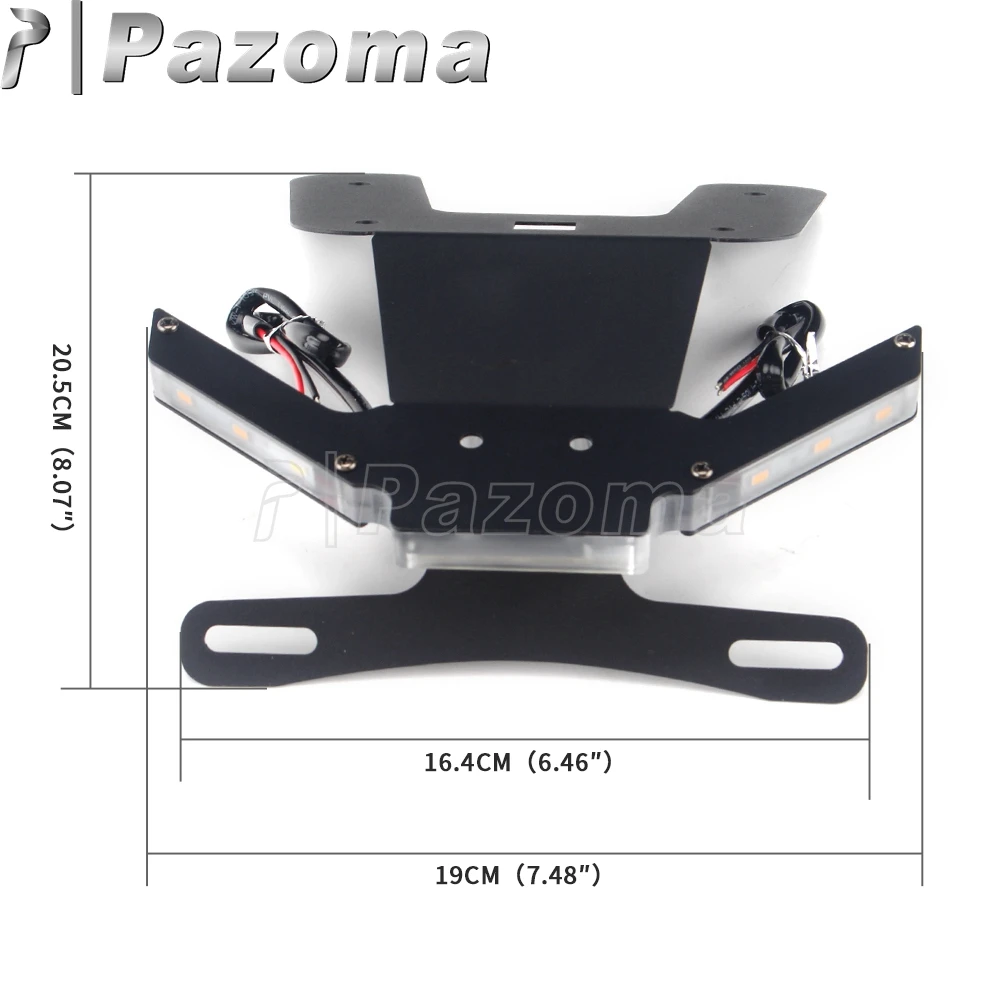 Motorcycle Tail Fender LED Eliminator Tidy Kit For YAMAHA YZF R25 R3 MT-25 MT-03 Rear License Plate Light Holder Bracket 14-2020 |