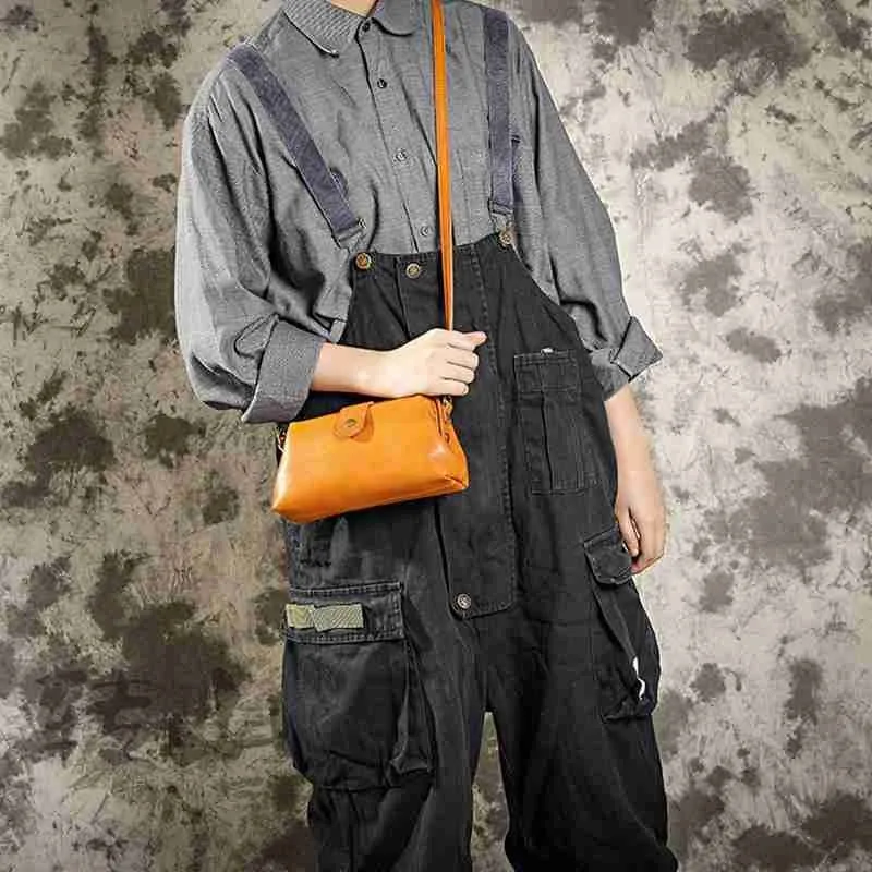 

High Quality Women Cowhide Shoulder Bags Copper Buckle Fashion Messenger Bag Genuine Leather Ladies Crossbody Female Bags